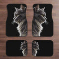 Elegant Cat Car Mats - Set of 4 | Premium Automotive Accessories for Cat Lovers