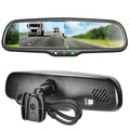 Master Tailgaters 10.5" Rear View Mirror with 4.3" LCD Screen | Rearview Universal Fit Mount | Auto Adjusting Brightness LCD | Anti Glare | Full Original Mirror Replacement | Easy to Install